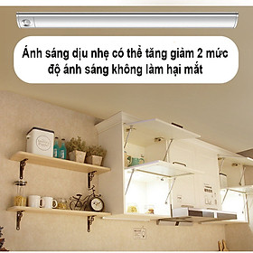 Mua Đèn Led Tủ Bếp Cảm Ứng Vỏ Nhôm Cao Cấp Dùng Pin Sạc HM-AL