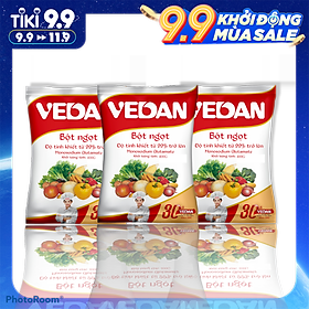 Combo 3 gói bột ngọt Vedan 400g