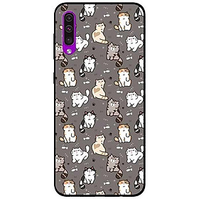 Ốp lưng dành cho Samsung A30s - A50 / A50s - A70 / A70s mẫu Họa Tiết Mèo Xám