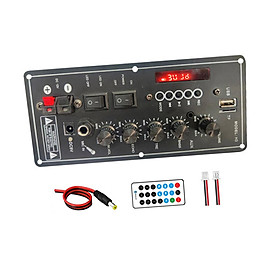 Audio Amplifier Board Microphone Bluetooth Amplificatore  Performance Car FM Radio Module Subwoofer Adjustment for Notebook Car