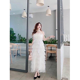 Mua Váy Cưới Trễ Vai Hàn Quốc Luxury 2021 Mẫu Thiết Kế Dáng Xòe Công Chúa   Yeep