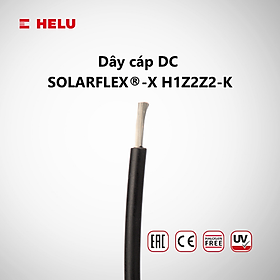 Dây cáp DC HELUKABEL SOLARFLEX-X H1Z2Z2-K | Black | 1 x 4 mm²