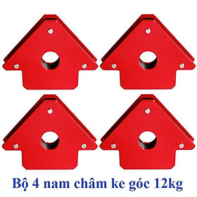 Bộ 4 ke góc nam châm hàn khung vuông 25LBS lực hút 12 kg