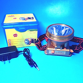 Đèn sạc pin đội đầu siêu sáng 1606-80W (ánh sáng vàng)