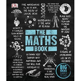 Sách - The Maths Book : Big Ideas Simply Explained by DK (UK edition, hardcover)