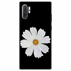 Ốp lưng dành cho Samsung Note 10 Plus mẫu Cúc Trắng Đen