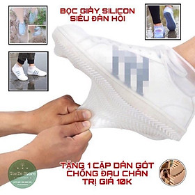 Bọc giày Silicon đàn hồi đi mưa siêu tiện lợi (có Video hướng dẫn)