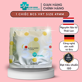 Bao cao su gia đình VRT size nhỏ 49mm trải nghiệm 1 chiếc