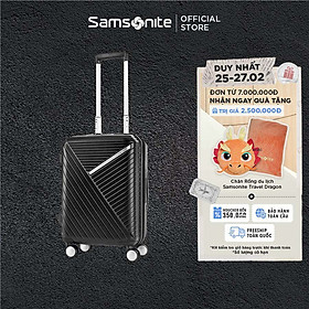 Vali kéo Samsonite Robez Spinner EXP - Matte Black - Cabin 55/20