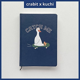 Sổ tay kế hoạch a5 project planner quản lý dự án cá nhân 130gsm Crabit x Kuchi - Great like Goose - Ngỗng xanh