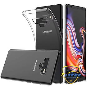 Ốp lưng dành cho Samsung Galaxy Note 9 silicon TPU dẻo trong suốt dày dặn chống sốc, chống xước cao cấp - Hàng chính hãng