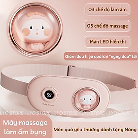Mua ￼Đai Chườm Nóng Massage Bụng KAW 6 Chế Độ Màn LED Thông Minh  Giảm Đau Bụng Kinh Nhanh Chóng  Làm Ấm Vùng Bụng Vùng Lưng