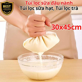 Túi lọc sữa đậu nành, túi lọc sữa hạt, túi lọc trà, lọc gia vị cao cấp - Túi lọc đa năng vải Nhật hàng chính hãng D Danido