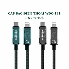 Mua Cáp Sạc Nhanh PD20W Cổng Type-C Sang IP Wdc-181 Dây Dài 1M