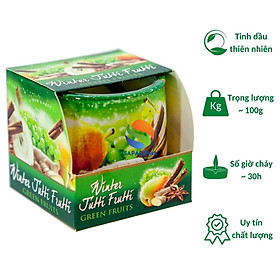 Mua Ly nến thơm tinh dầu Bartek Winter Jutti Frutti 100g QT024471- nho  quế  lựu  nến trang trí  thơm phòng  thư giãn  Hỗ trợ khử mùi (giao mẫu ngẫu nhiên)