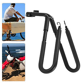 Hình ảnh sách Surf Rack Bike Surfboard Bicycle Mount Holder - Adjustable Bike Surfboard Carrier Rack for Shortboard Wakeboard  Board