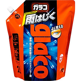 Nước Rửa Nano Kính Glaco Washer Pouch Pack 2L G-80 Soft99 Japan