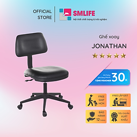 Mua Ghế xoay nhân viên bọc da SMLIFE Jonathan
