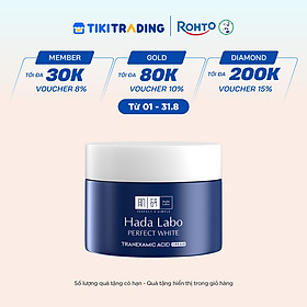 Kem dưỡng trắng Hada Labo Perfect White Tranexamic Acid Cream 50g