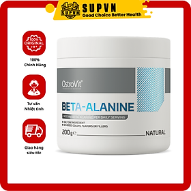 Ostrovit Beta Alanine 200g - Đơn chất hỗ trợ tăng sức mạnh sức bền trong tập luyện