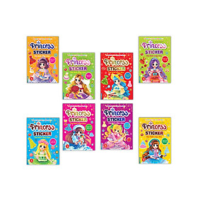 Combo Princess Sticker – Dán Hình Công Chúa (Bộ 8 Cuốn) _MT
