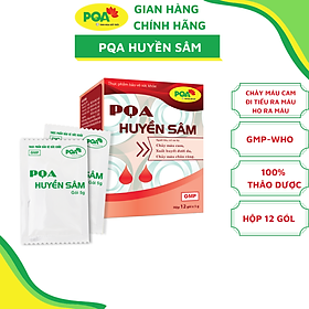 Cốm Huyền Sâm PQA Giúp Tăng Tính Bền Thành Mạch, Thanh Nhiệt Lương Huyết Dùng Cho Đối Tượng Chảy Máu Cam Hộp 12 Gói