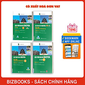 Combo Giáo Trình Hán ngữ Boya Sơ Cấp 1 + 2 Kèm Sách Bài Tập Đáp Án + Học App online (Trọn bộ 4 cuốn)