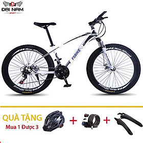 Hình ảnh Xe Đạp Thể Thao Địa Hình NS-06 Vành 26inch 24 Tốc Độ Đại Nam Sport Nhập Khẩu + Tặng Mũ Bảo Hiểm,Khóa Dây Và Chắn Bùn