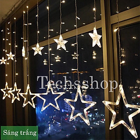 Dây Đèn Led Hình Ngôi Sao Lớn Dài 3M Sử Dụng Điện 220V Trang Trí Quán Cà Phê Shop Cửa Hàng - Led Trang Trí Noel Tết 2021