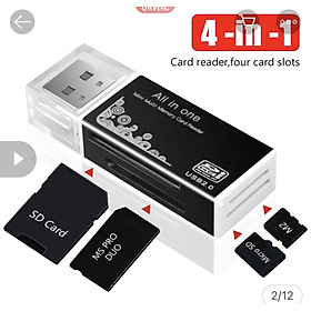 Mua Đầu Đọc Thẻ All In One 4 Trong 1 Tiện Lợi Hình Chữ Nhật tốc độ 2.0