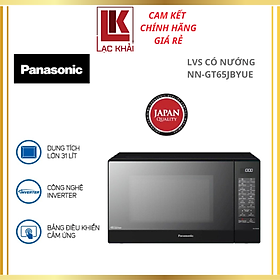 Mua Lò vi sóng có nướng Panasonic NN-GT65JBYUE - Dung tích lớn 31L  19 thực đơn tự động  Công suất 1000W  Bảng điền khiển điện tử tiếng Việt  Inverter tiết kiệm điện - Hàng chính hãng - Bảo hành chính hãng 12 tháng