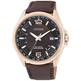 Đồng Hồ Nam Citizen Dây Da CB0018-19W - Mặt Nâu (Sapphire)