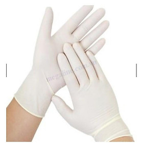 Mua 1 Đôi Găng Tay Cao Su Y Tế Màu Trắng