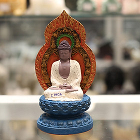 Tượng Phật tổ thích ca ngồi trên đế sen C140A
