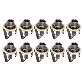 Black Gray Output for Electric Guitar Telecaster Les Paul Socket