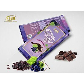 Combo Milk Chocolate Dark Chocolate đủ vị hộp 50g FIGO