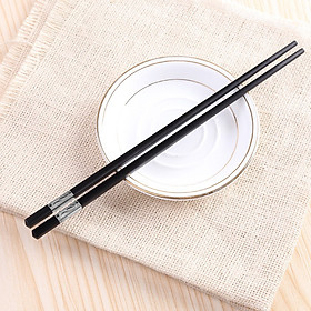 Mua Bộ 10 đôi đũa mạ vàng bạc kiểu Nhật cao câp kèm hộp đựng B12