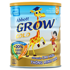 Sữa Bột Abbott Grow Gold 3+ cho trẻ từ 3 - 6 tuổi (900g)