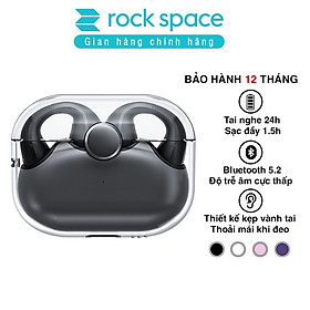 Tai nghe không dây Rock Sound Earcuffs True Wireless Rockspace nghe nhạc liên tục lên đến 9h Hàng chính hãng BH 1 năm