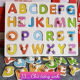 Đồ chơi gỗ- bảng ghép núm loại 1- đa dạng mẫu mã- cho bé tập cầm nắm, luyện tập trung và tư duy