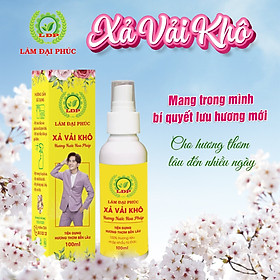 Xịt Thơm Quần Áo - Nước Xả Vải Khô Lâm Đại Phúc Lưu Hương Bền Lâu Chai 100ml