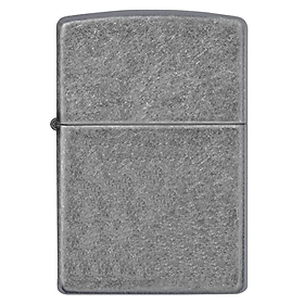 Bật lửa Zippo Antique Silver Plate - Dòng Mạ Bạc Giả Cổ Chính Hãng Mỹ, Vỏ Đồng Thau Bền Bỉ, Phong Cách Retro Độc Đáo