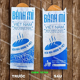 Mua Bao và túi bánh mì Xanh Dương TCT02 - thùng 1000 túi