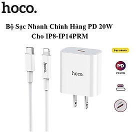Mua Bộ Sạc Nhanh PD 20W Cho iPhone  iPad Hoco C76Plus/CS13/CS13A - Hỗ trợ sạc nhanh 0-50% Pin trong 30p - Hàng Chính Hãng
