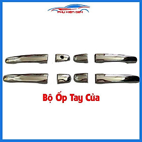 Ốp tay hõm cửa mạ crom Ertiga 2019-2020-2021-2022 bảo vệ chông trầy ô tô