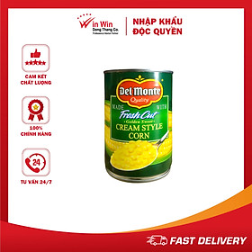 Bắp Kem Đóng Hộp Del Monte 420g - Thương Hiệu Mỹ, SX Thái Lan | Del Monte Cream Style Corn 420g