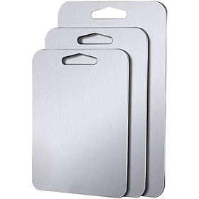 Mua Thớt inox kháng khuẩn đa năng chống nấm mốc độc hại chống xước bề mặt dễ vệ sinh tiện lợi giải pháp thay thế - Minh Shop