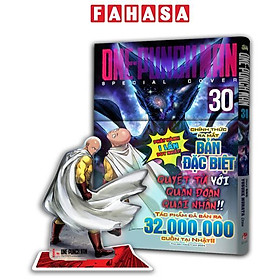 Sách - One-Punch Man - Tập 30 - Chướng Ngại Lớn Nhất - Bản Đặc Biệt - Tặng Kèm Bìa Áo PVC + Standee Acrylic