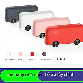 Phong cách mới nhất 3life Sanhuo xe buýt sạc kho báu 10000 mAh xe sáng tạo năng lượng di động công ty quà tặng trang sức tùy chỉnh - hồng