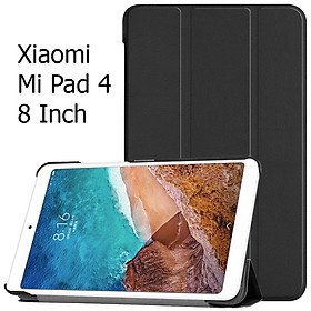 Bao Da Cover Cho Máy Tính Bảng Xiaomi Mi Pad 4 8 Inch Gấp 3 Hỗ Trợ Smart Cover
